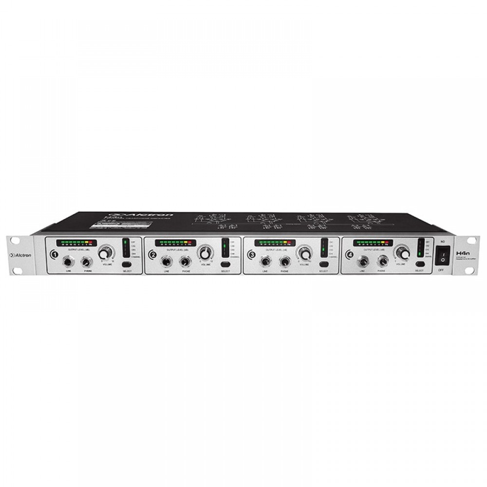 Alctron H4N Professional high-power 4 Channel Headphone Amplifier, Pro Line Distribution System, Audio Line Amplifiers