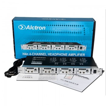 Alctron H4N Professional high-power 4 Channel Headphone Amplifier, Pro Line Distribution System, Audio Line Amplifiers