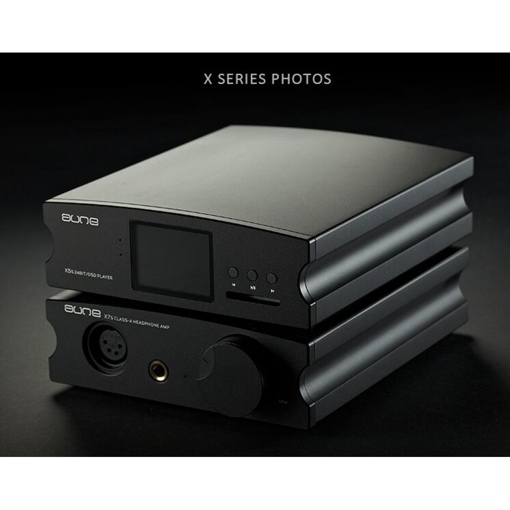 2017 New Arrival Aune X7S HIFI Headphone Amplifier Class A Balance Output Audio AMP with Power Supply Black/Silver
