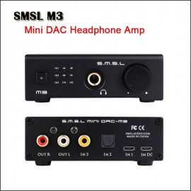 SMSL M3 Desktop Mini DAC Headphone Amplifier Hifi CS4398 USB DAC Audio Headphone Amp Optical Coaxial input