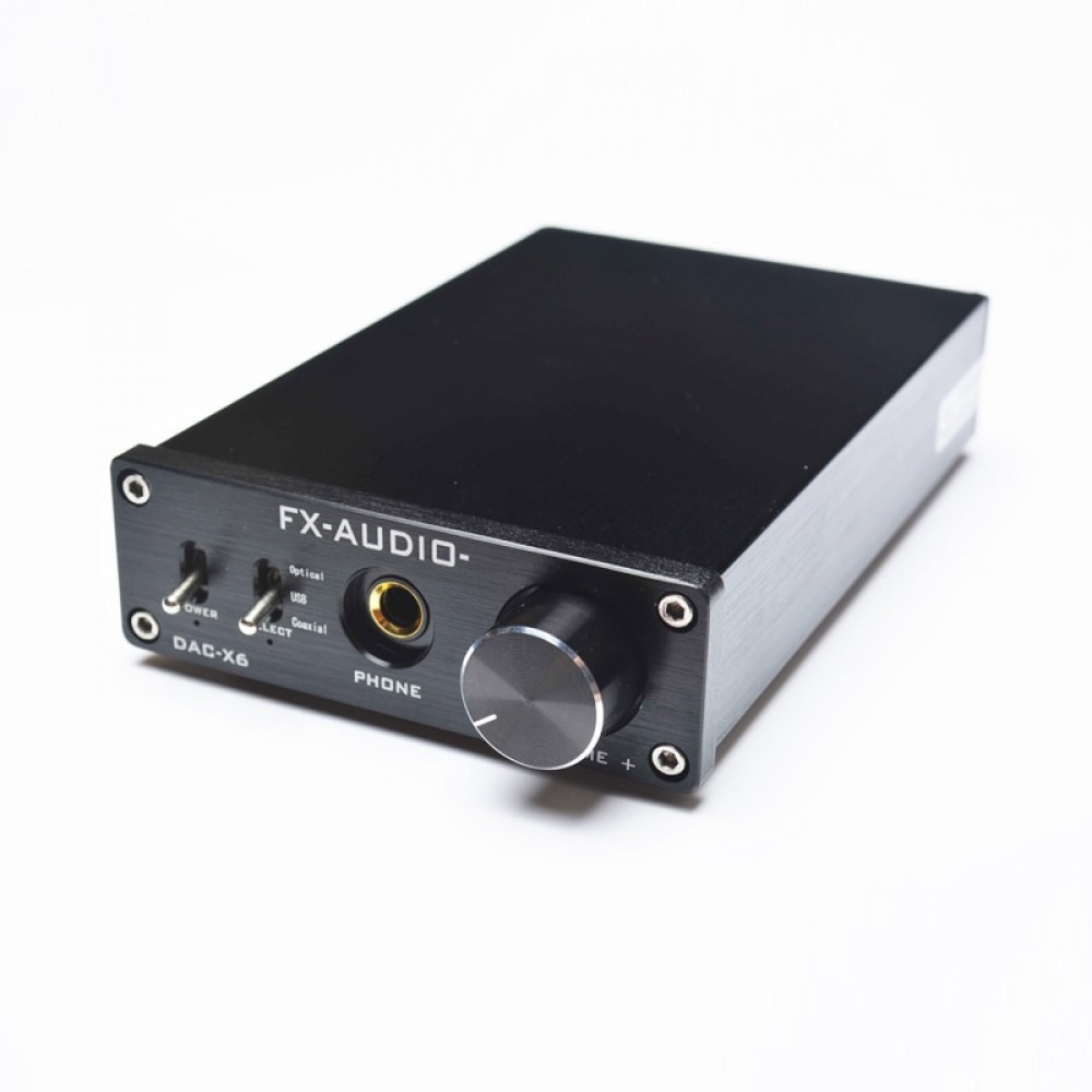FX-Audio DAC X6 Fever HiFi Audio Decoder Headphone Amplifier Optical Coaxial USB Headphone Amp Audio Decoder 12V1A