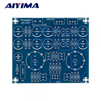 AIYIMA Tube Amplifiers Audio Board DIY Kits Amplificador Fever Class 6J1 Tube Preamplifier Headphone Amplifier