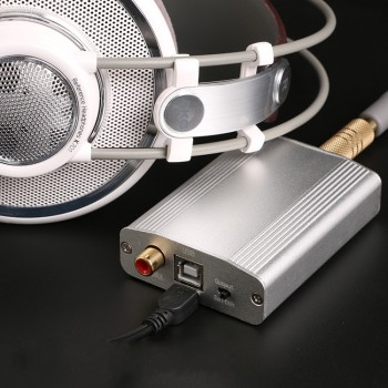 PCM2706 USB DAC HIFI Amp 3.5MM Headphone Amplifier headset earphone PC External Audio sound card for PC / Mac or Cell Phone OTG