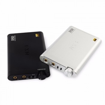 Topping NX4 DSD XMOS-XU208 + ES9038Q2M chip Portable USB DAC DSD Decoder Amplifier Headphone amp Aluminum Shell Black/Silver