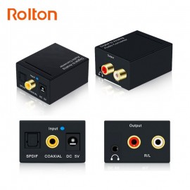 Coaxial Optical Fiber Toslink Digital to Analog L/R RCA 3.5mm Jack Audio Converter SPDIF Digital Audio Decoder Stereo Amplifier