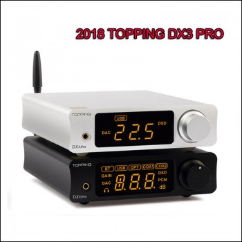 TOPPING DX3 Pro DX3PRO HIFI USB DAC Bluetooth 5.0 Amplifier Audio Decoder XMOS XU208 AK4493 OPA1612 DAC DSD512 Optical Coaxial