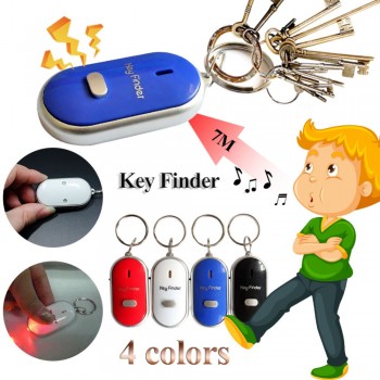 2018 New Key Finder Mini Anti-lost Whistle Key Finder LED Whistle Key Finder Flashing Beeping Remote Lost Keyfinder Locator Key