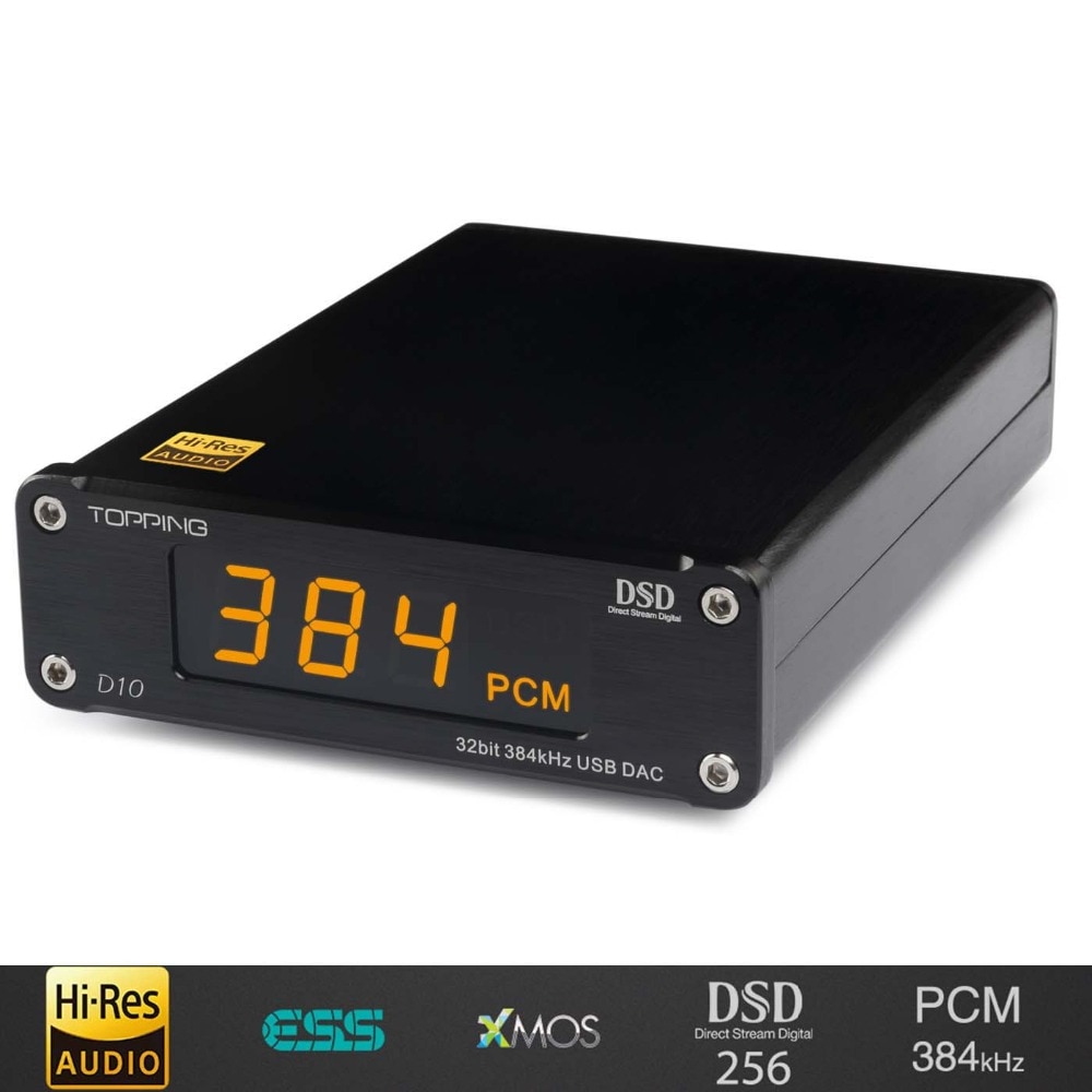 2018 NEW TOPPING D10 MINI USB DAC CSS XMOS XU208 ES9018K2M OPA2134  audio amplifier Decoder