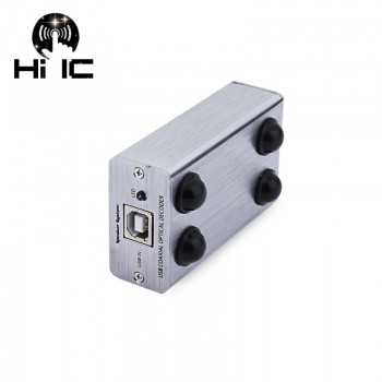 USB External Sound Card DAC Digital Audio Decoder Amplifier Headphone AMP Amplifier ASIO Sound Card Coaxial Optical 3.5mm Output