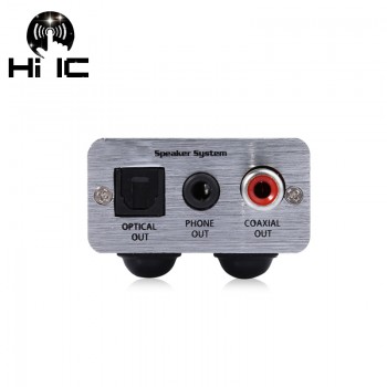 USB External Sound Card DAC Digital Audio Decoder Amplifier Headphone AMP Amplifier ASIO Sound Card Coaxial Optical 3.5mm Output