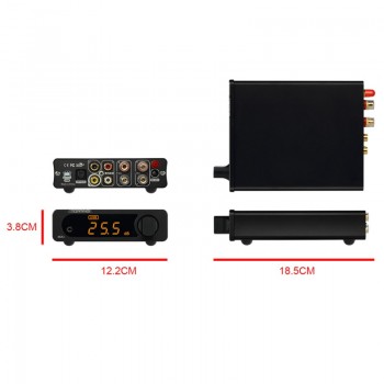 TOPPING MX3 Bluetooth Digital Amplifier USB Coaxial Fiber Decoder Built-in DAC Amp Auto Switch NFC 257mW*2 24bit192KHz