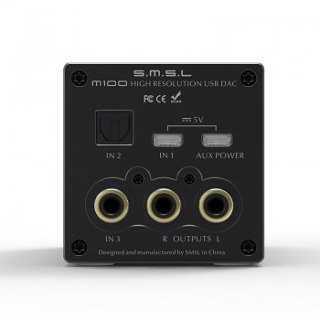 SMSL M100 Audio DAC USB AK4452 Hifi Decoder DSD512 Spdif USB DAC Amp XMOS XU208 Digital Amplifier Optical Coaxial Input