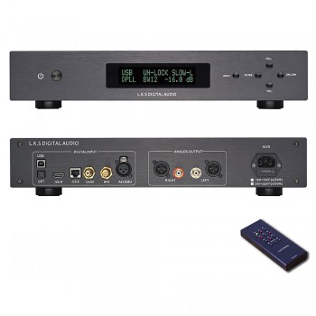 Musetec L.K.S Audio MH-DA003 MK2 ES9028pro DAC USB DSD Ultra Low jitter Femto Clock  Audio Decoder D/A Converter 110V-240V