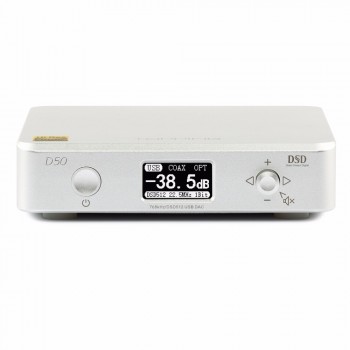 DAC TOPPING D50 HIFI AUDIO Decoder ES9038Q2M *2 USB XMOS XU208 DSD512 32Bit/768Khz Preamp Function Volume Adjustment