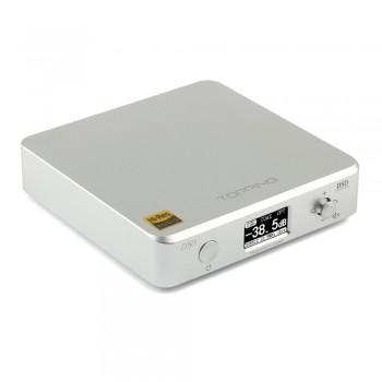 DAC TOPPING D50 HIFI AUDIO Decoder ES9038Q2M *2 USB XMOS XU208 DSD512 32Bit/768Khz Preamp Function Volume Adjustment