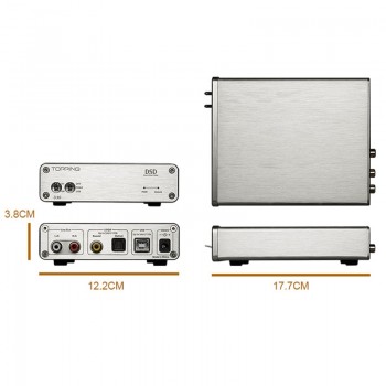 NEW TOPPING D30 DSD Audio Decoder USB DAC Coaxial Optical Fiber XMOS CS4398 24Bit 192KHz amplifier