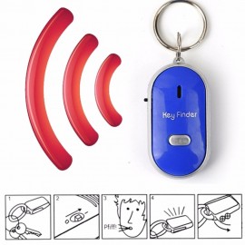 Mini Anti-lost Whistle Key Finder Flashing Beeping Remote Kids Key Bag Wallet Locators Child Alarm Reminder