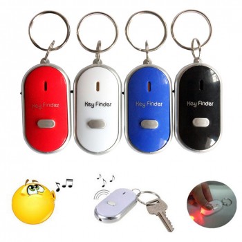 Mini Anti-lost Whistle Key Finder Flashing Beeping Remote Kids Key Bag Wallet Locators Child Alarm Reminder