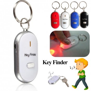 Mini Anti-lost Whistle Key Finder Flashing Beeping Remote Kids Key Bag Wallet Locators Child Alarm Reminder