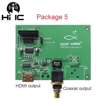 Amanero XMOS USB Digital Interface I2S / IIS to Coaxial Optical HDMI SPDIF AES Output