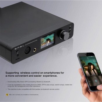 SMSL DP3 USB DAC Bluetooth Amplifier Audio Decoder ES9018Q2C Hifi Bluetooth Dac Audio Amplifier Balanced DSD Digital Player Amp