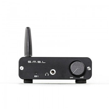 SMSL B1 HiFi Stereo Audio Bluetooth DAC Receiver NFC Optical Coaxial DAC Digital Audio Decoder 24 Hours Playing Time Black