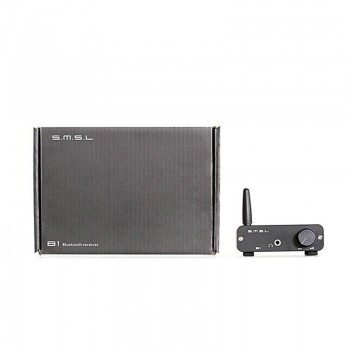 SMSL B1 HiFi Stereo Audio Bluetooth DAC Receiver NFC Optical Coaxial DAC Digital Audio Decoder 24 Hours Playing Time Black