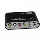 Digital Audio 3.5mm to 5.1 Channel DTS AC3 Audio Decoder DAC Digital Fiber Coaxial To Analog RCA Adapter Converter
