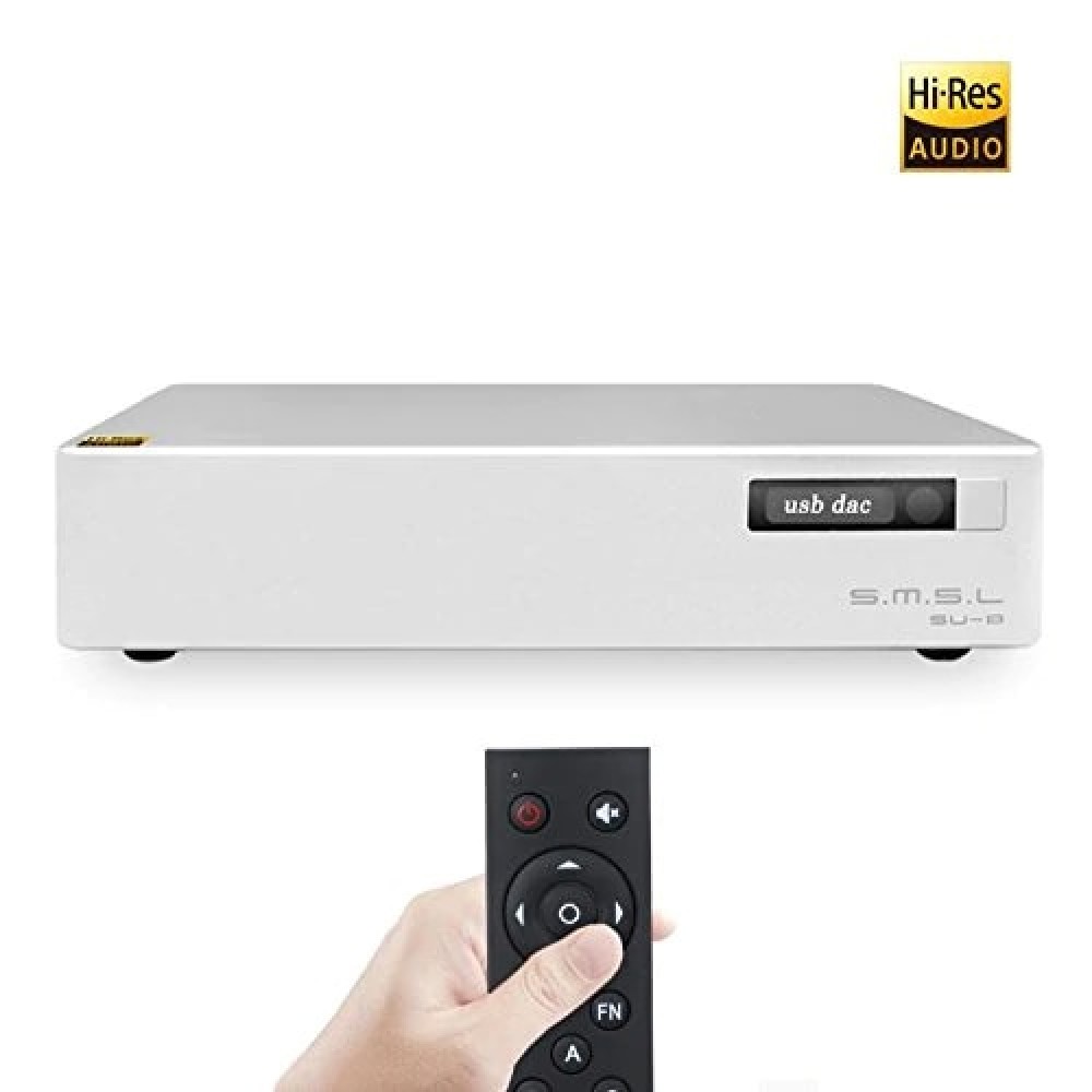 SMSL SU-8 ES9038Q2M*2 32bit/768kHz DSD512 DAC USB/Optical/Coaxial Decoder