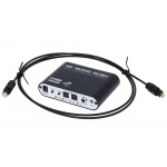 1pcs 5.1 Channel AC3/DTS Digital Audio Converter Gear Surround Sound Rush Decoder HD Players For PC DVD Headphone
