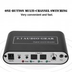 Noise Cancelling DTS Decoder Optical/Coaxial Signal/Analog to 5.1/2.1 Analog DTS Audio Decoder Support U Disk Playing Small Size