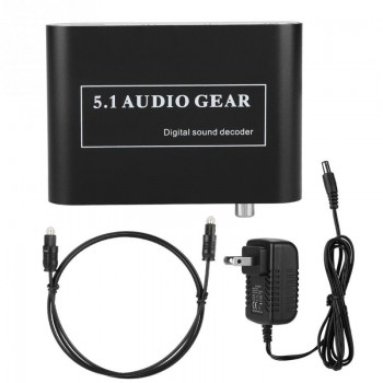 Noise Cancelling DTS Decoder Optical/Coaxial Signal/Analog to 5.1/2.1 Analog DTS Audio Decoder Support U Disk Playing Small Size