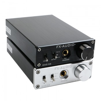 FX-Audio DAC-X6 HiFi Optical/Coaxial/USB Digital Audio Amplifier DAC Decoder with Headphone Output AMP SA9023 OPA2134