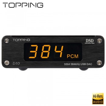 TOPPING D10 USB DAC Audio Amplifier Hifi Spdif DAC Amp ES9018KAM DSD DAC Amplifier Audio Decoder xmos xu208 Amplifiers