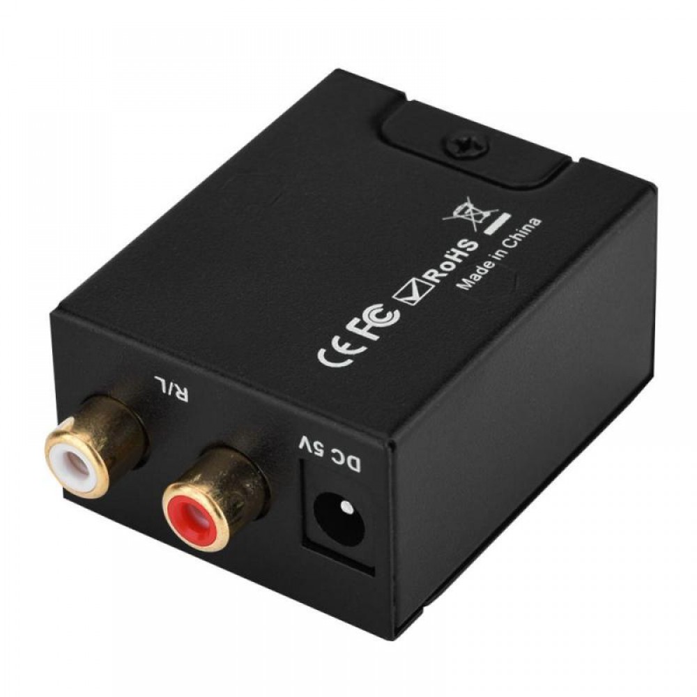 Digital Analog Audio Converter Optical Fiber to Analog Digital Audio Decoding