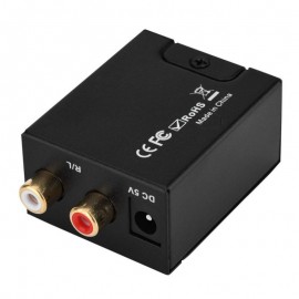 Digital Analog Audio Converter Optical Fiber to Analog Digital Audio Decoding