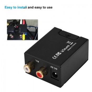 Digital Analog Audio Converter Optical Fiber to Analog Digital Audio Decoding