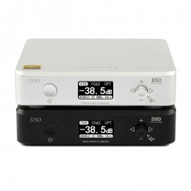 TOPPING D50 HIFI AUDIO Decoder ES9038Q2M *2 USB DAC DSD512 32Bit/768Khz Black Silver TOP QUALITY