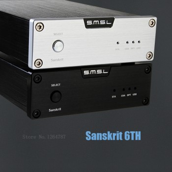 SMSL Sanskrit 6th MINI HiFi Audio USB DAC Digital to Analog Converter 32BIT/192Khz USB Optical Coaxial Input Audio Amplifier