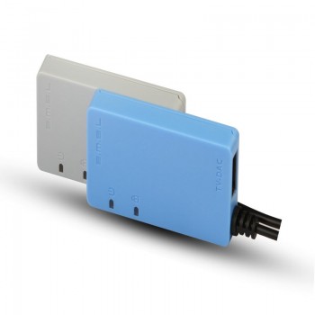 SMSL TV-DAC Digital Optical Coaxial to Analog Stereo RCA Audio Converter Adapter Coaxial Input Cable 3.5mm Input Cable Sky blue