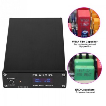 Fiber Coaxial Decoder USB Mini Desktop Optical Audio Decoding Amplifier DAC Board 110-240V