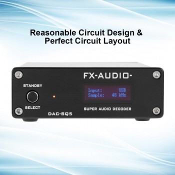 Fiber Coaxial Decoder USB Mini Desktop Optical Audio Decoding Amplifier DAC Board 110-240V