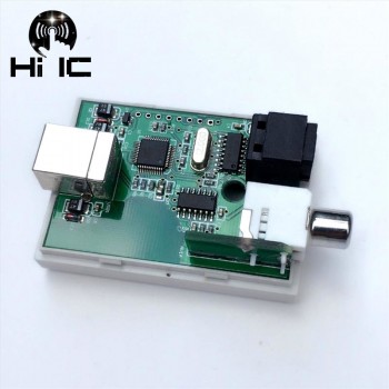 Audio Decoder USB External Sound Card OTG USB To SPDIF Digital Coaxial Optical Fiber  DAC Source DTSAC3 Amplifier
