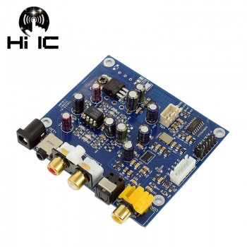 High Quality ES9038Q2M ES9038 Q2M I2S DSD Optical Coaxial Input Decoder DAC Headphone Output HiFi Audio amplifier Board