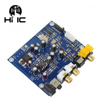 High Quality ES9038Q2M ES9038 Q2M I2S DSD Optical Coaxial Input Decoder DAC Headphone Output HiFi Audio amplifier Board