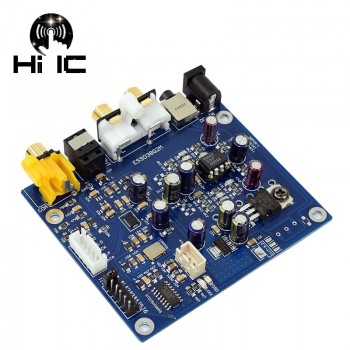 High Quality ES9038Q2M ES9038 Q2M I2S DSD Optical Coaxial Input Decoder DAC Headphone Output HiFi Audio amplifier Board