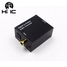 USB External Sound Card DAC Decoder Amplifier Headphone AMP Amplifier Sound Coaxial SPDIF Digital Audio Input to RCA Analog AUX