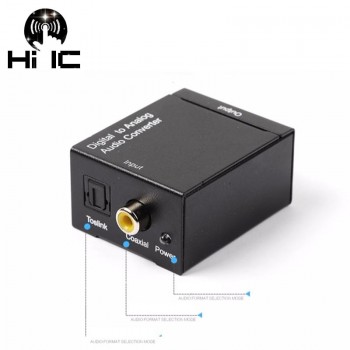 USB External Sound Card DAC Decoder Amplifier Headphone AMP Amplifier Sound Coaxial SPDIF Digital Audio Input to RCA Analog AUX