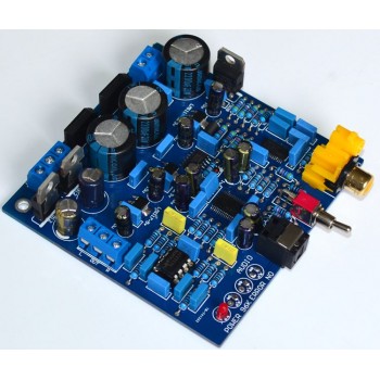 AK4396+CS8416 DAC Digital Decoder 24bit 192khz Optical Fiber Coaxial Signal Input Stereo Audio Analog Output For Amplifier PC TV