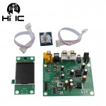 Free Shipping  ES9038 Q2M I2S DSD Optical Coaxial IIS/DSD DOP 384KHz Input Decoder DAC Headphone Output Audio amplifier Board